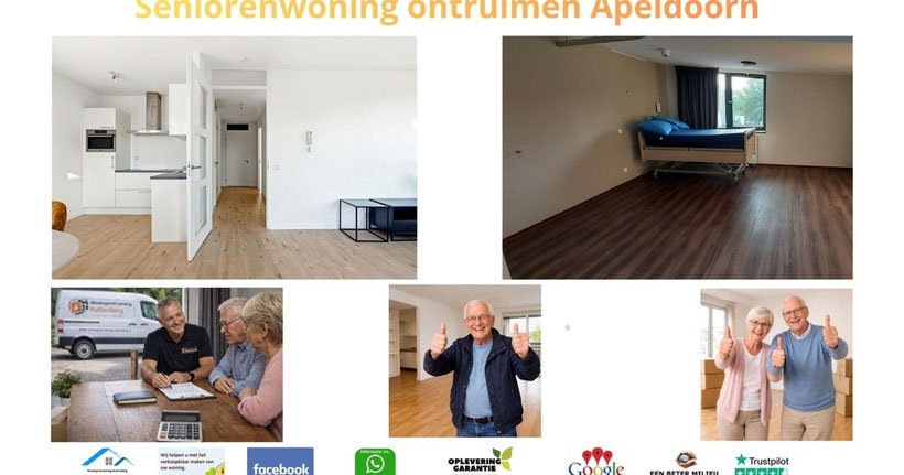 Seniorenwoning ontruimen Apeldoorn – van vol naar vrij, netjes opgeleverd