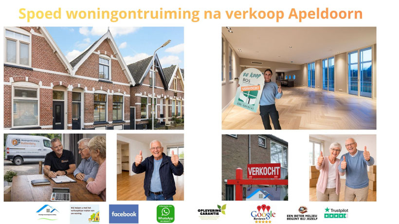 Met spoed woning verkocht naar leeg en opleverklaar in Apeldoorn – Ruttenberg regelt de woningontruiming van A tot Z