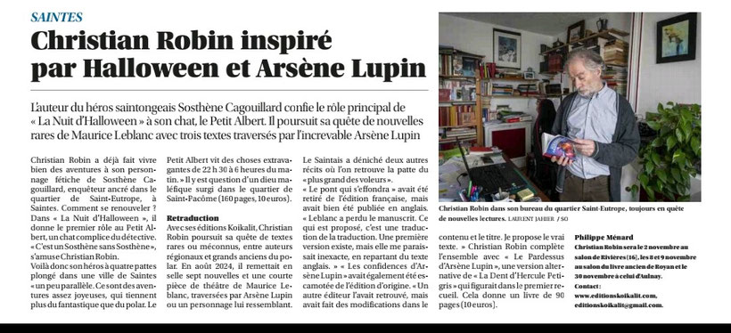 Sud-Ouest 29 octobre 2025