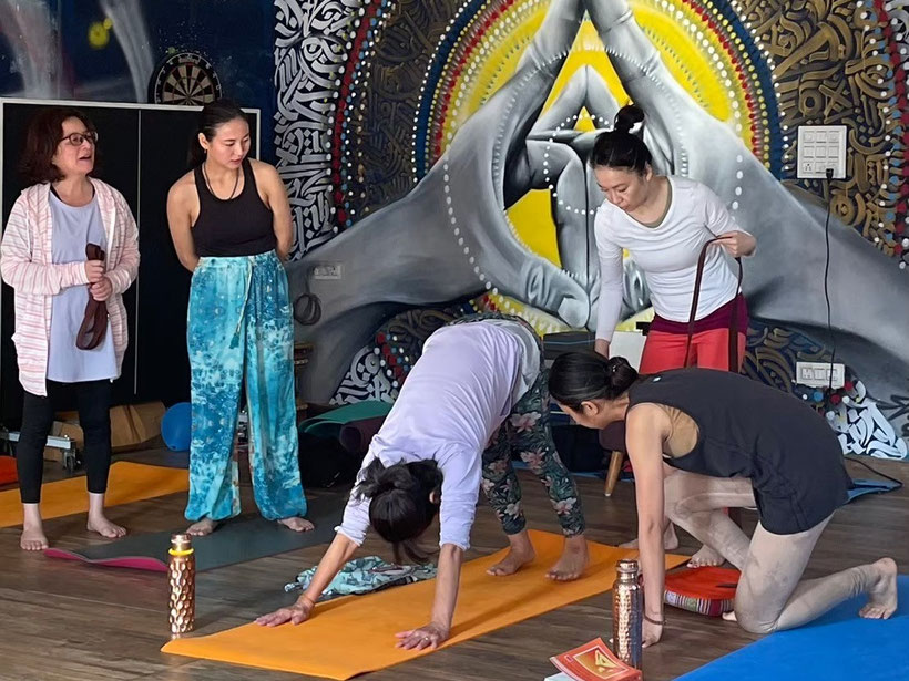 Adjustment Practice by the students