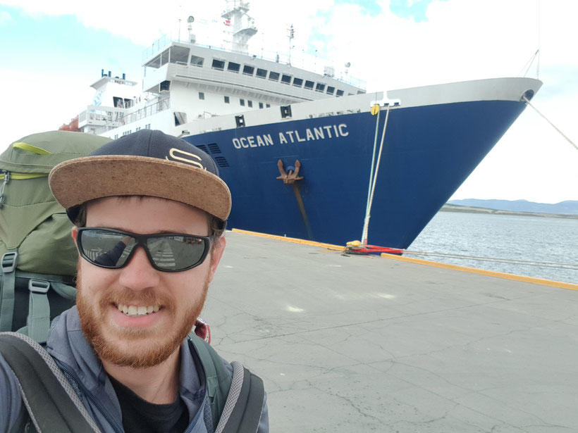 Mit der Ocean Atlantic startete ich mein Abenteuer in die Antarktis