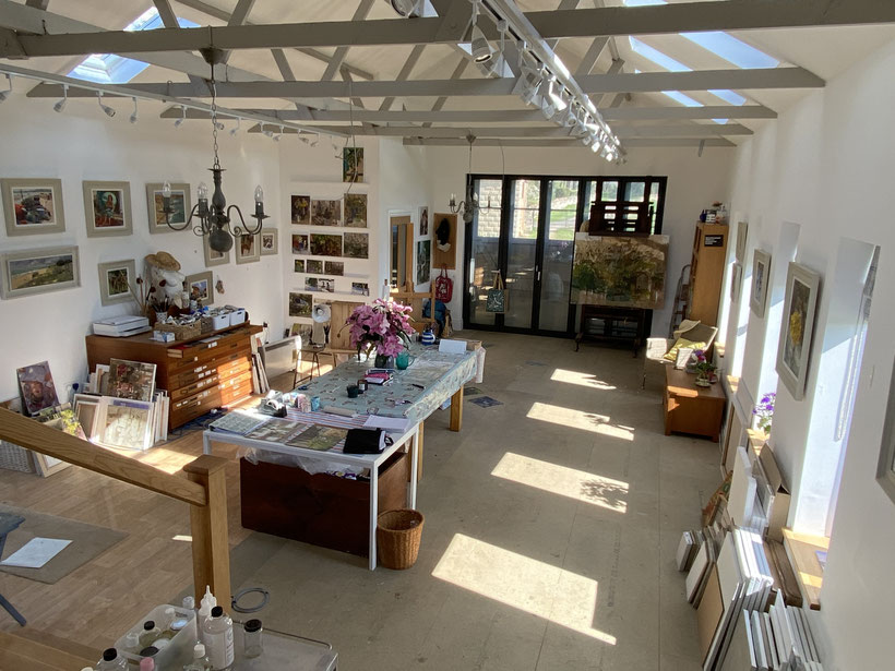 My studio in Lincolnshire - to arrange a visit please contact me 