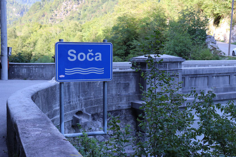 Das Soca Tal mit Kindern - Brücke 