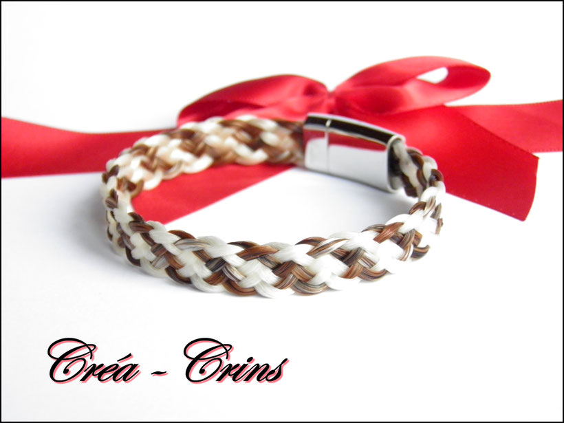bracelet sur mesure crin de cheval