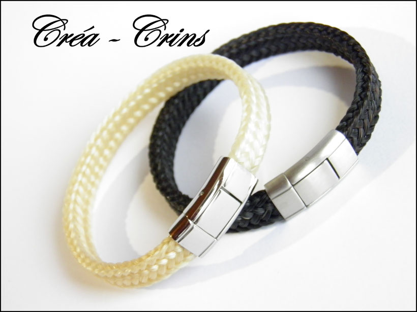 bracelet crin de poney cheval 
