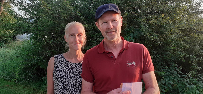 Monika und Roger 3. Platz A-Turnier Doublette formee´