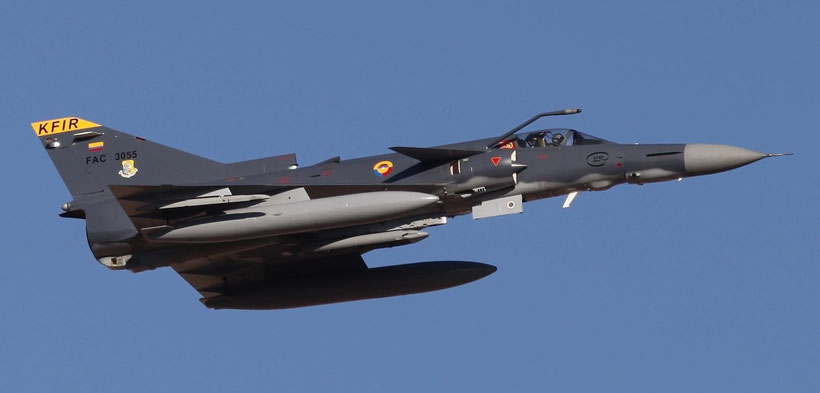 IAI Kfir Block 60 della Fuerza Aérea Colombiana. / © USAF