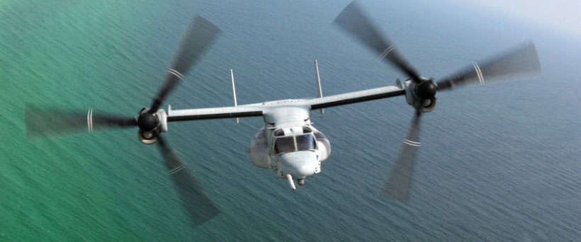 la possibilità di essere rifornito in volo è un grosso vantaggio per il V-22 / © Bell-Boeing