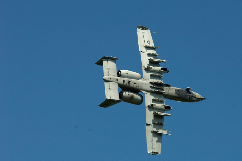 La notevole capacità di carico è senza ombra di dubbio una prerogativa dell'A-10 un vero e proprio carro armato volante / © USAF