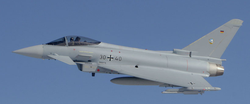 Un Eurofighter Typhoon dello JG-74 della Luftwaffe / © Stefan Gygas