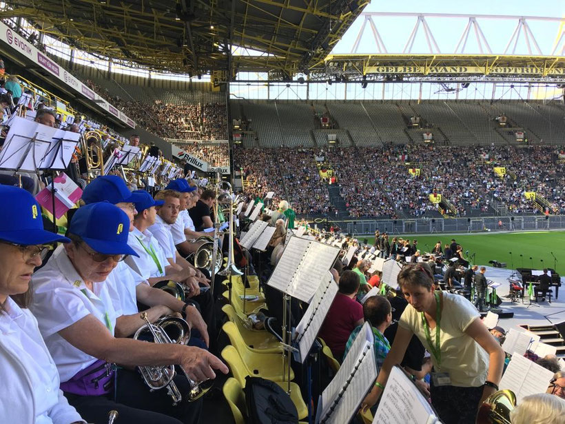 Abschlussgottesdienst im Heimstadion von Borussia Dortmund