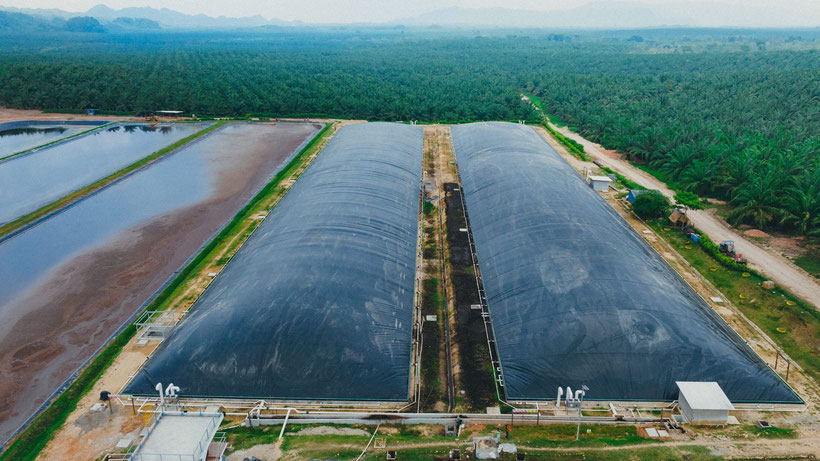 Biodigestor para aprovechamiento de POME construido en Guatemala por Aqualimpia Engineering