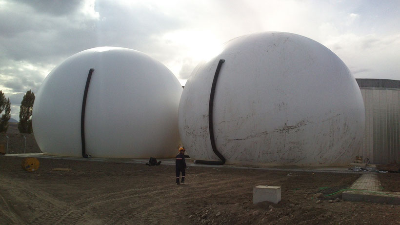 Gasómetro biogás - Aqualimpia Engineering e.K.
