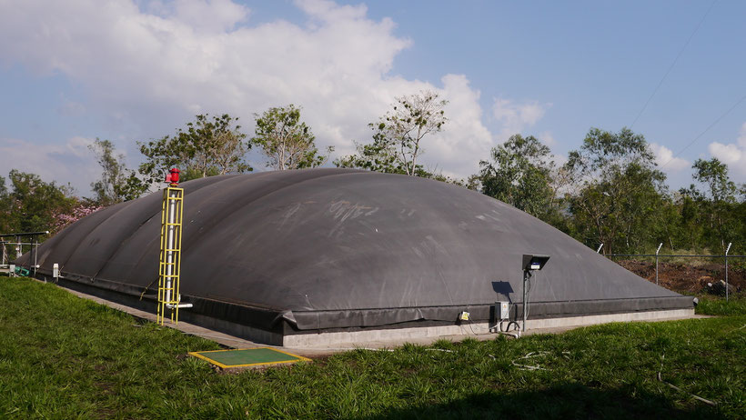 LAGUNEBIOGASANLAGE - TROPISCHE BIOGASANLAGE - TEICHBIOGASANLAGE