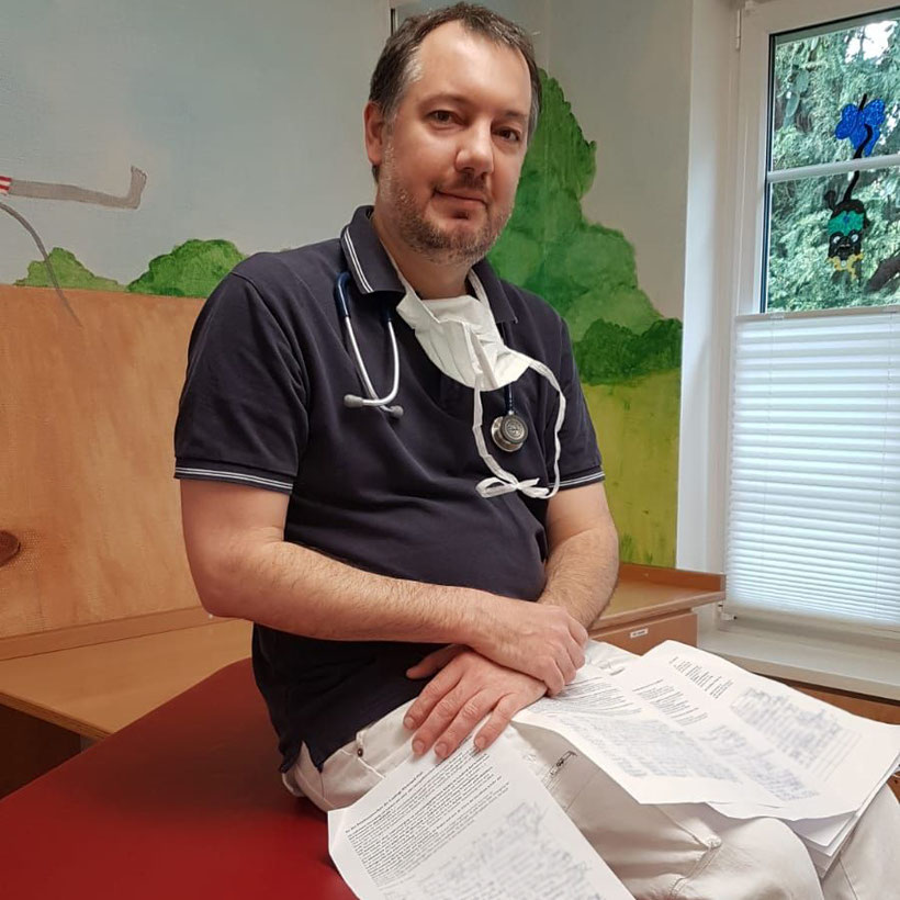 Claudius Ries, Kinderarzt aus Bad Kreuznach und Initiator der Petition für das Sozialpädiatrische Zentrum Bad Kreuznach