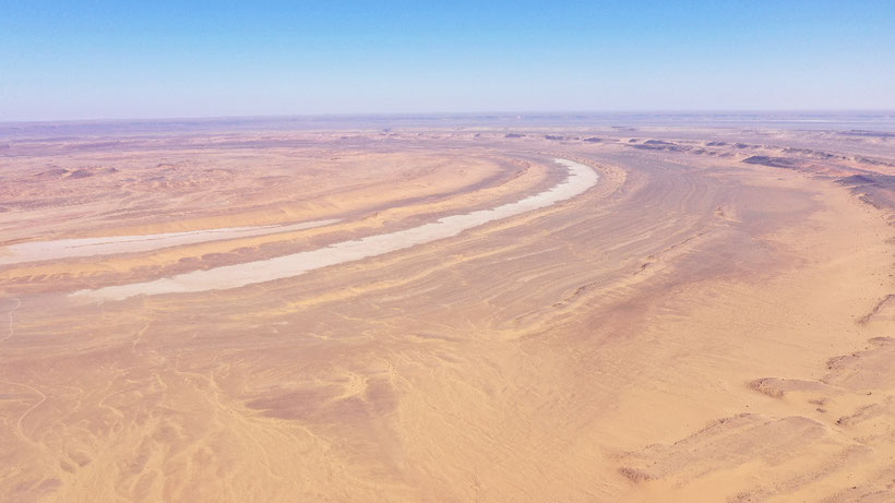 Die Richat Struktur aus 500m Höhe 