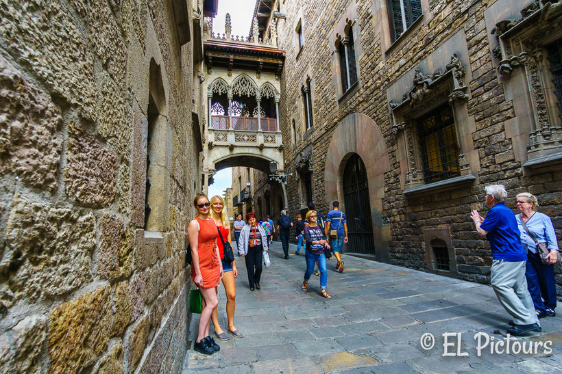 Barri Gotic, Barcelona, Spanien