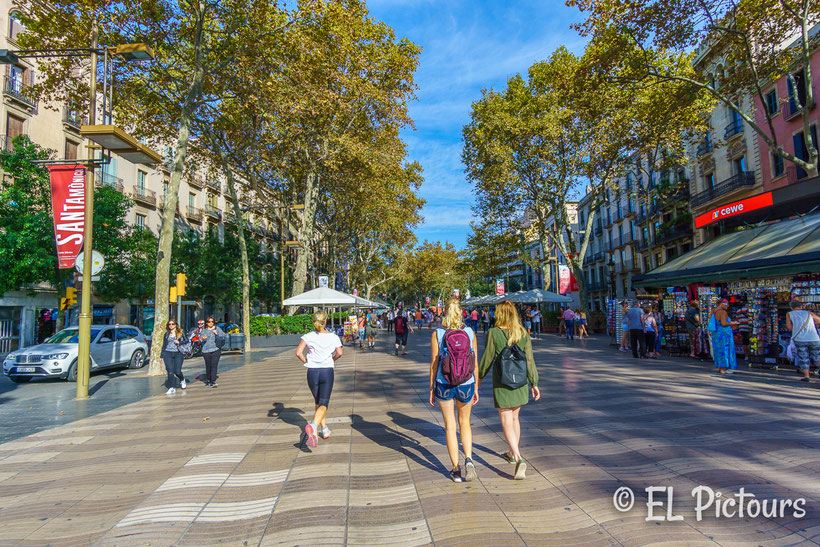Rambla, Barcelona, Spanien