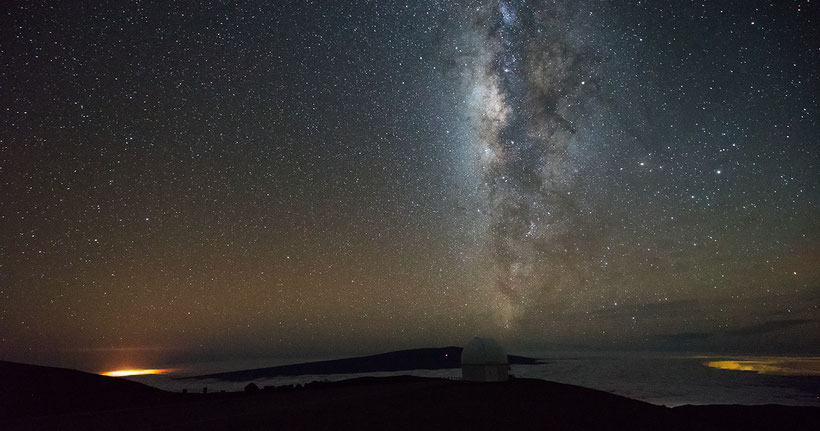 Milchstraße, Milky way, Mauna Kea, Big Island, Hawaii