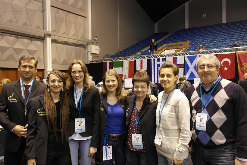 Frauennationalmannschaft bei der Mannschafteuropameisterschaft 2015 in Reykjavik