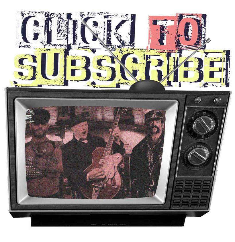 ‘Click to Subscribe’ graphic of old TV with link to English language video tutorials channel