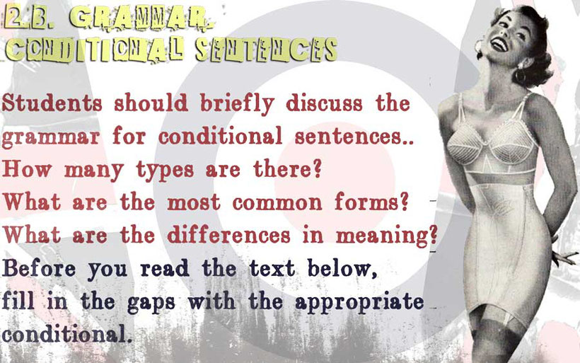 Grammar for English conditional sentences