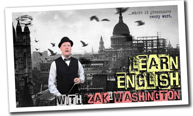 ZakWashington in front of vintage London skyline with St Paul's Cathedral - British culture course by Language Unlimited