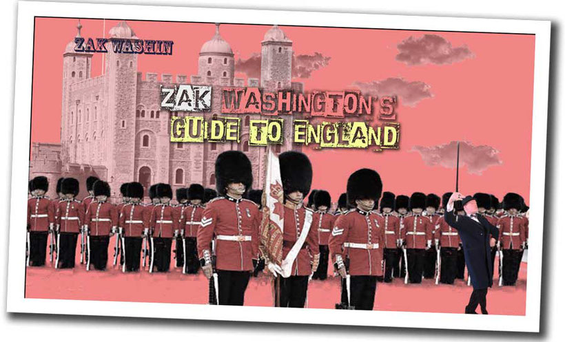 ZakWashington with London Grenadier Guards / Queen's Guards at the tower of London