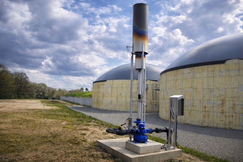 Antorcha para biogas- Aqualimpia Engineering