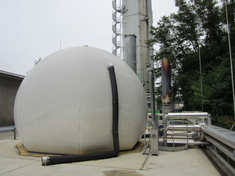 Gasómetro para almacenar biogás -Aqualimpia Engineering