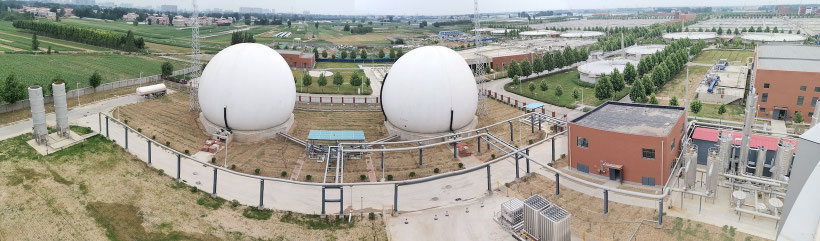 Gasómetro para almacenar biogás -Aqualimpia Engineering