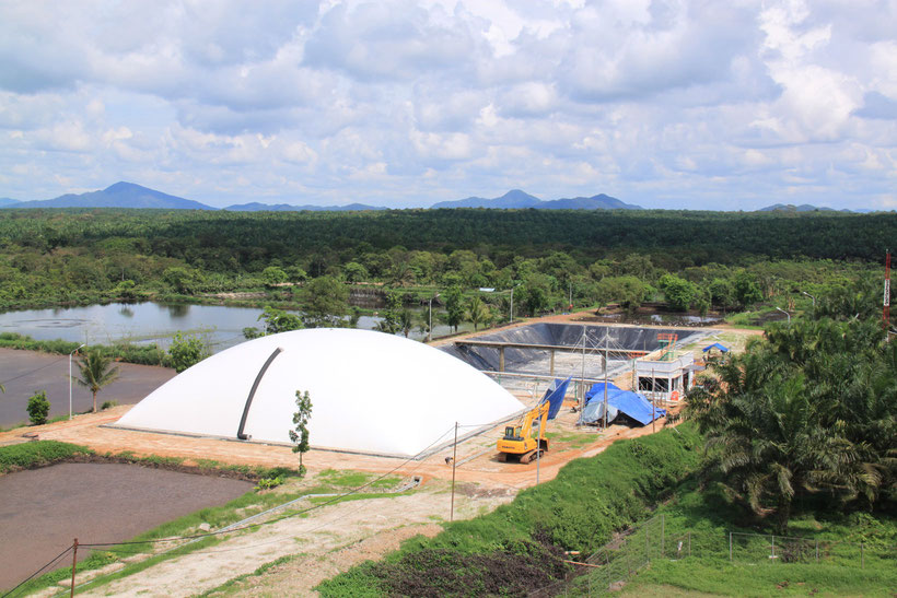 Gasómetro para almacenar biogás -Aqualimpia Engineering