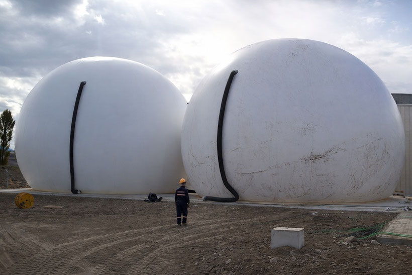 Gasómetro para almacenar biogás -Aqualimpia Engineering