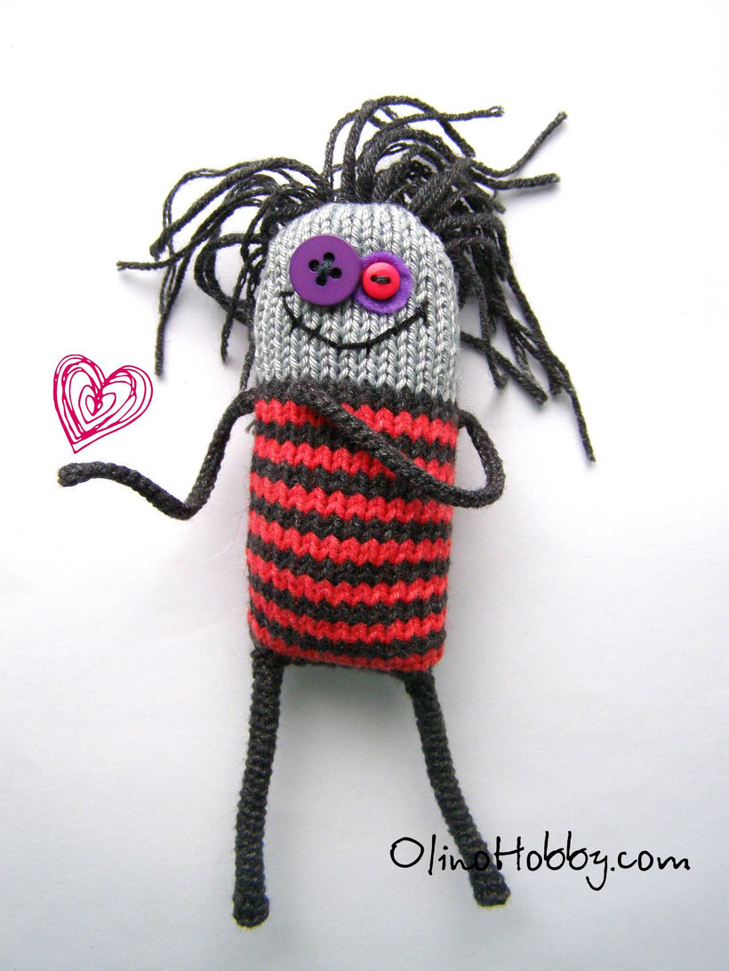 Knitted Monster Toy