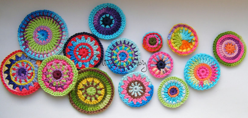 crochet mandala, crochet circle