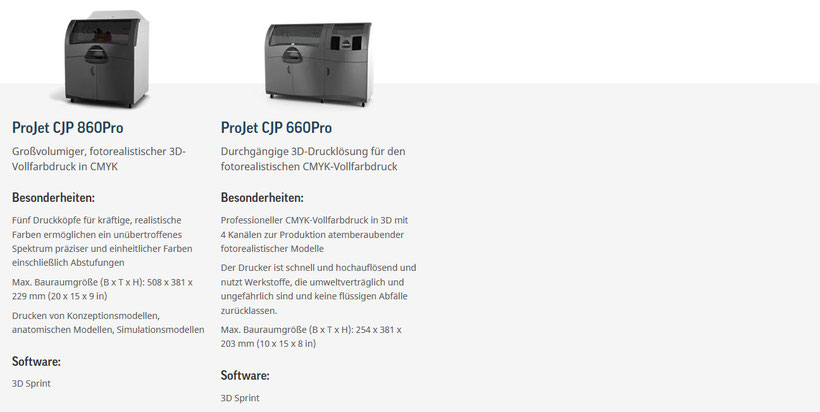 3D Farbducker Color Jet Printing 3D Sytsem Vollfarb 3D Druck