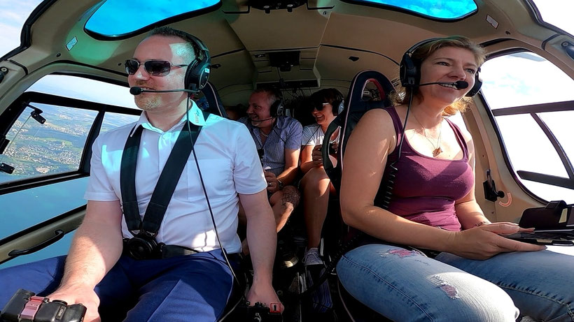 Elite Flights, HB-ZPF, AS 350 B2 Ecureuil, Cockpit View, Gourmetflug, Helikopter-Rundflug Luzern-Beromünster