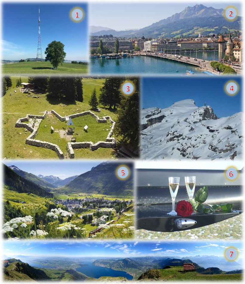 Helikopter-Alpenrundflug 70 Minuten ab Beromünster, Älggialp (Mitte der Schweiz) mit Gletscherlandung und -Apéro auf dem Hüfifirn