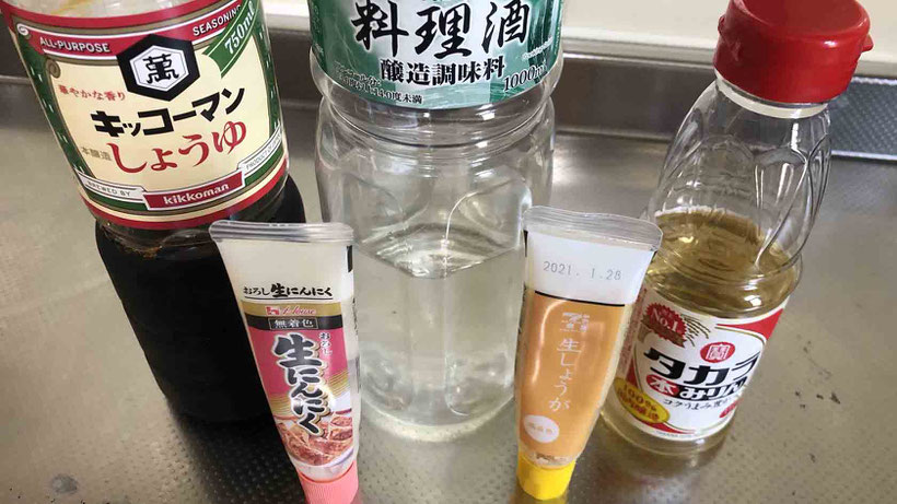 タレの調味料 誰でも作れるコサバの南蛮漬けレシピ