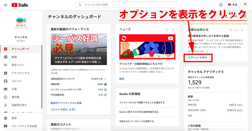 YouTubeの著作権侵害の申し立てに対する異議申し立て方法