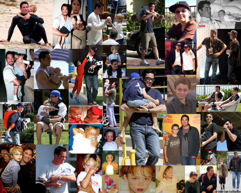 Dean Cain His Son Christopher Mz Creations