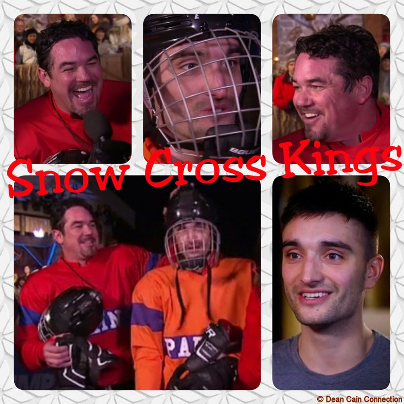 This creation I've made and called Dean Cain & Tom Parker "Snow Cross Kings" because they both were awesome in this sport at the "The Jump" show. ;-)