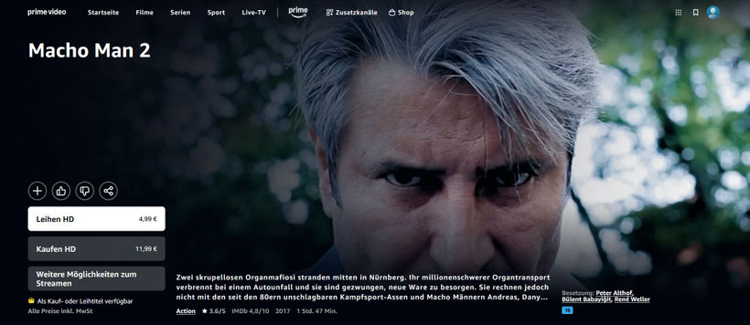JETZT AUF AMAZON PRIME. Quelle/Screenshot: www.amazon.de (02.01.2026)