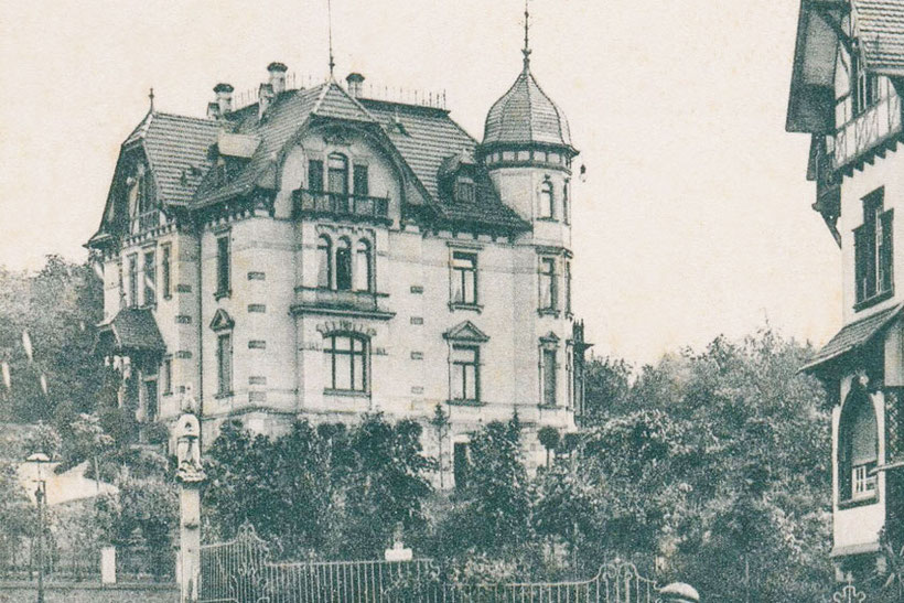 Villa Am Bärenstein 16, Plauen, um 1900