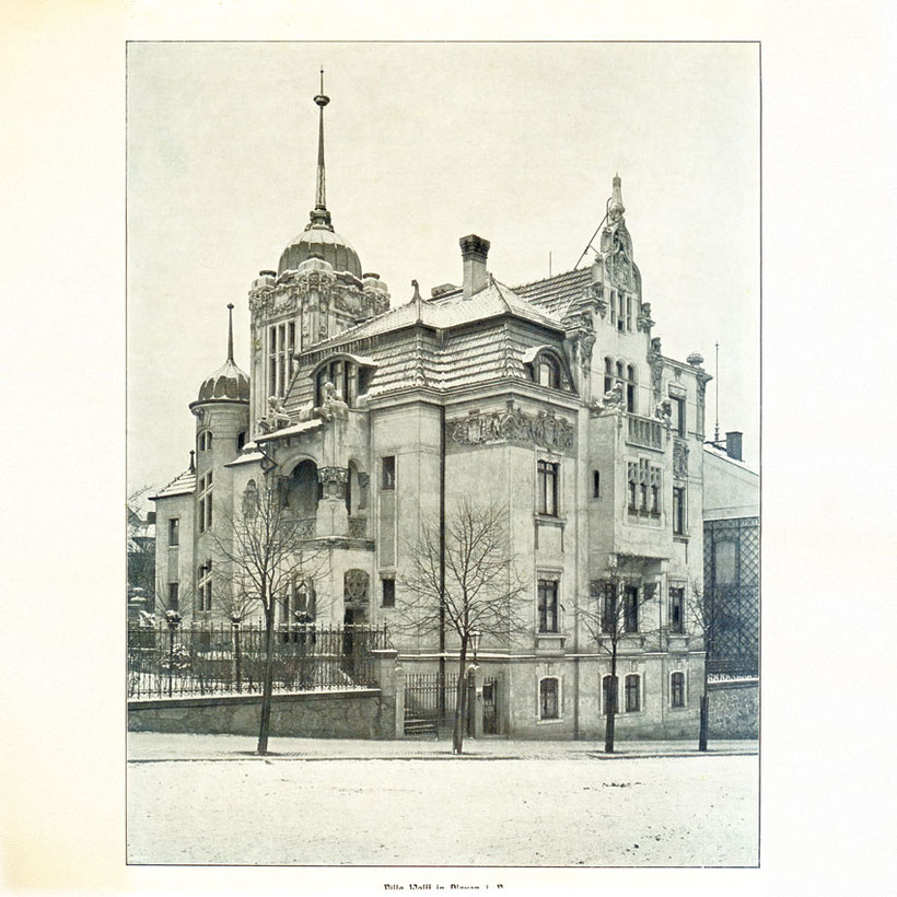 Villa Straßberger Straße 60, Plauen, um 1905