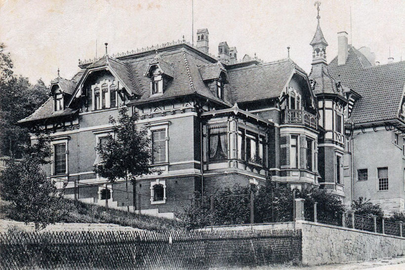 Villa Hohe Straße 14, Plauen, um 1905