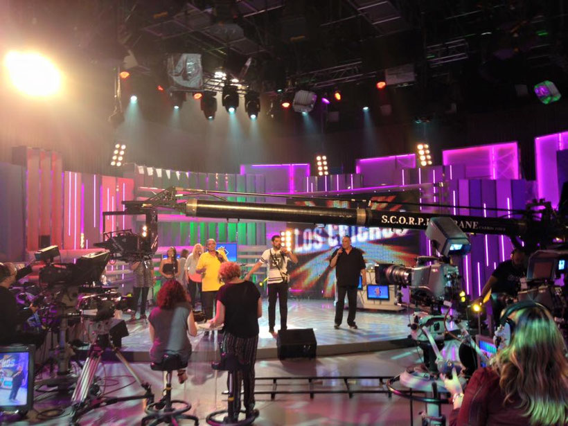 En el Plató de QTTF  de TeleCinco 12/06/2016