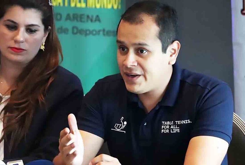 Freddy Almendariz director de competencia de la ITTF vino a Puerto Rico. (ITTF)