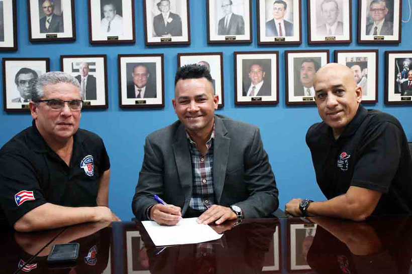 Ortiz, quien debutó en 2016 como árbitro en Grandes Ligas, se siente contento de regresar a aportar al béisbol en su país. / foto por LBPRC