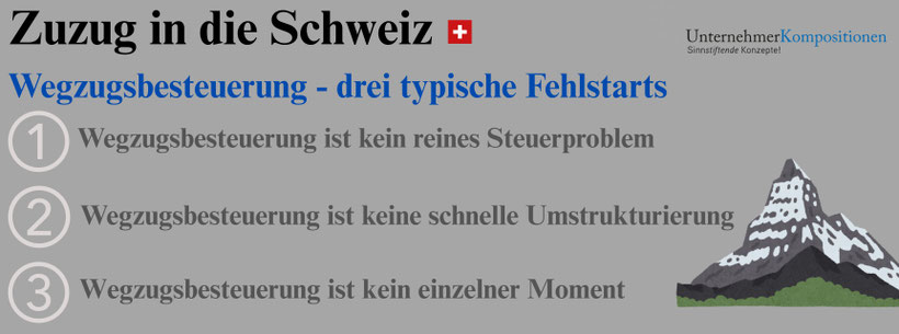 Wegzugsbesteuerung beim Zuzug in die Schweiz